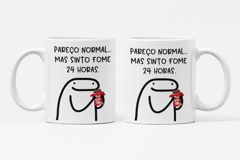 Imagem de Caneca Flork Pareço Normal.... Mas Sinto Fome 24 Horas