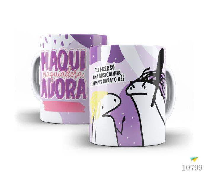 Imagem de Caneca Flork profissões - maquiadora