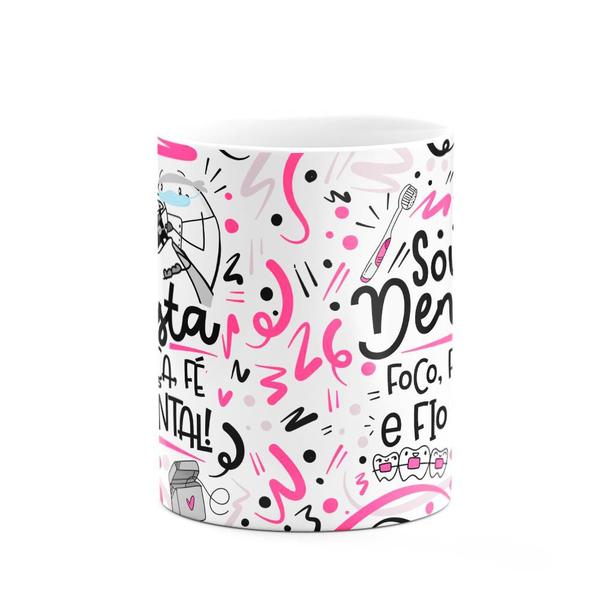 Imagem de Caneca Flork Profissões - Sou Dentista - Branca M2