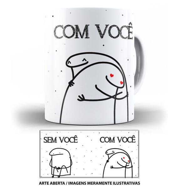 Imagem de Caneca Flork Sem Você Com Você - Dia Dos Namorados