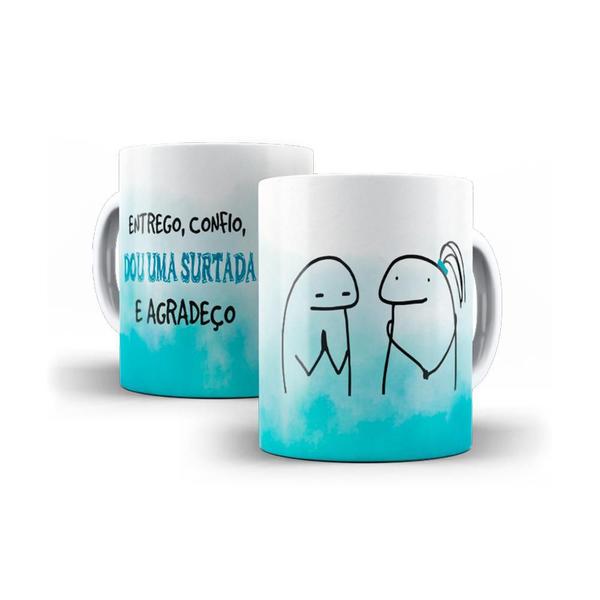 Imagem de Caneca Florky Entrego Confio Dou Uma Surtada 325Ml - 10644