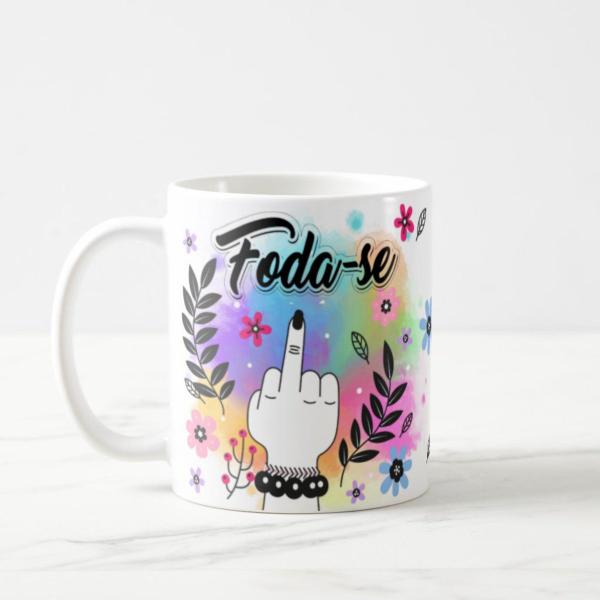 Imagem de Caneca Foda-se Presente Feminino Mulher Amiga Divertida