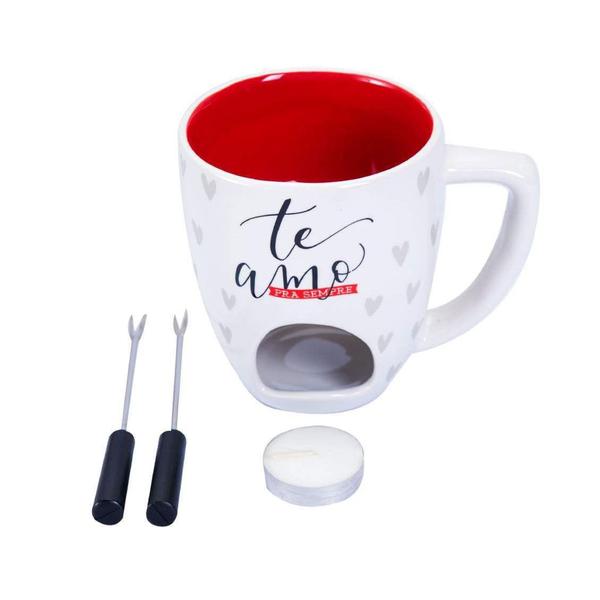 Imagem de Caneca Fondue 200ml Amor Uatt