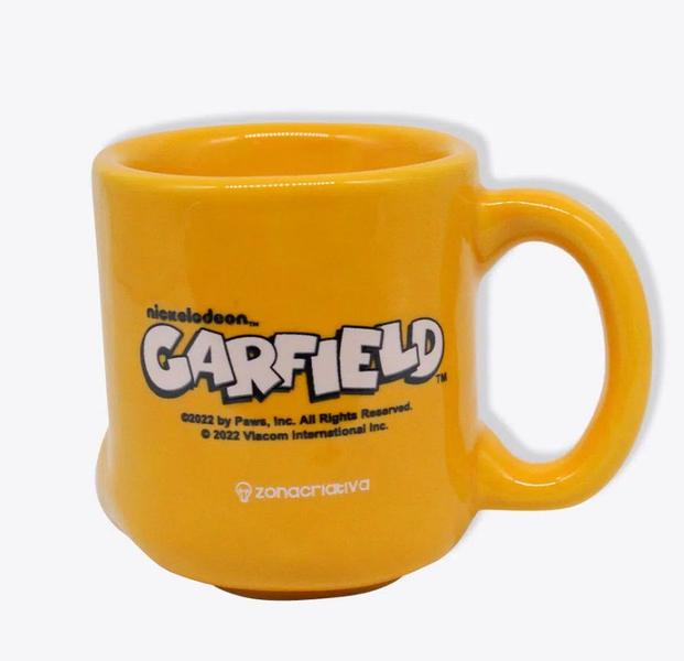 Imagem de Caneca Formato 3D em Porcelana Pata Garfield 350ml - Zona Criativa