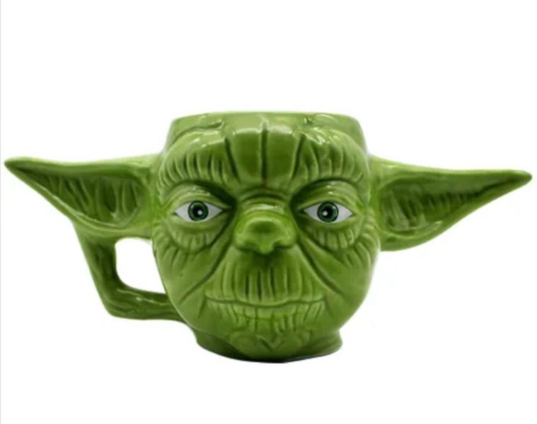 Imagem de Caneca Formato 3D Mestre Yoda Star Wars Galaxia 400ml