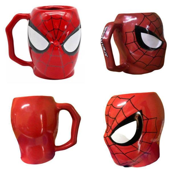 Imagem de Caneca Formato Spider Man 3D 400ml Homem Aranha - Zona Criativa