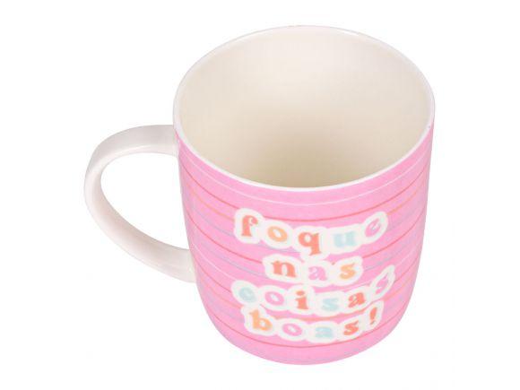 Imagem de Caneca Frase Foque Nas Coisas Boas Canecas Diferentes