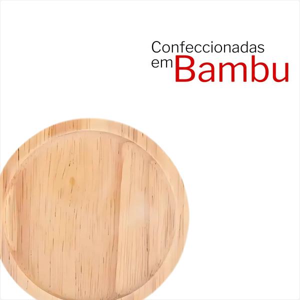 Imagem de Caneca Funny 350ml Em Vidro Estampada Com Pires Em Bambu