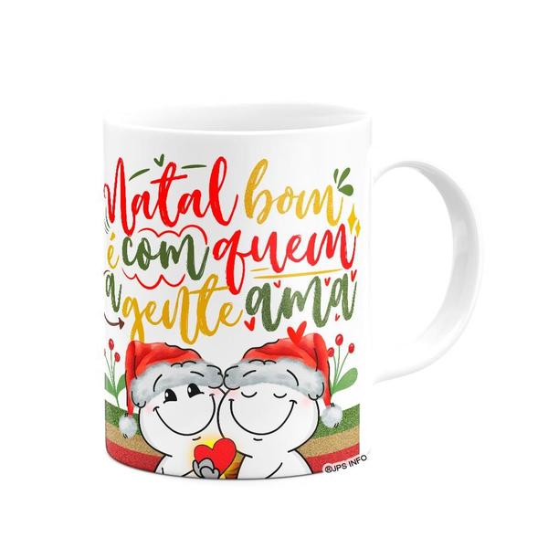 Imagem de Caneca Funny Natal - Natal bom é com quem a gente ama