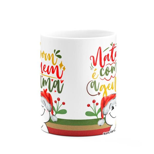 Imagem de Caneca Funny Natal - Natal bom é com quem a gente ama