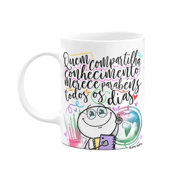 Imagem de Caneca Funny Professor - Quem compartilha conhecimento