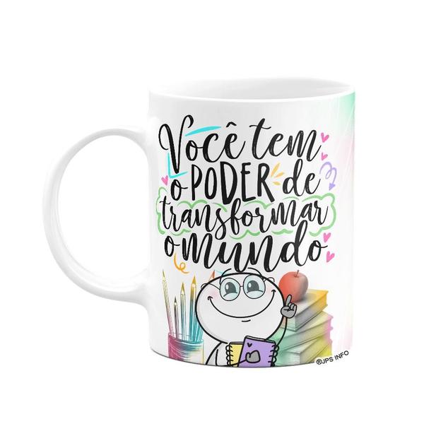 Imagem de Caneca Funny Professor - Tem o poder de transformar o mundo