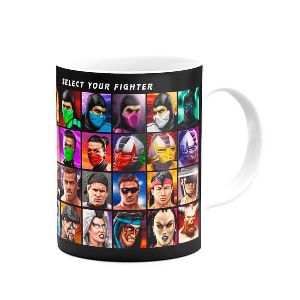 Imagem de Caneca Gamer - Mortal Kombat Fighter select