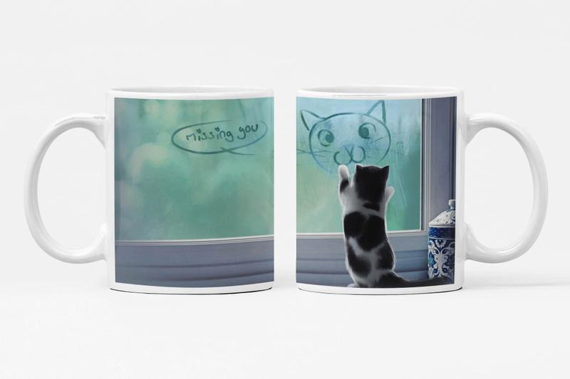 Imagem de Caneca Gatinho Missing You