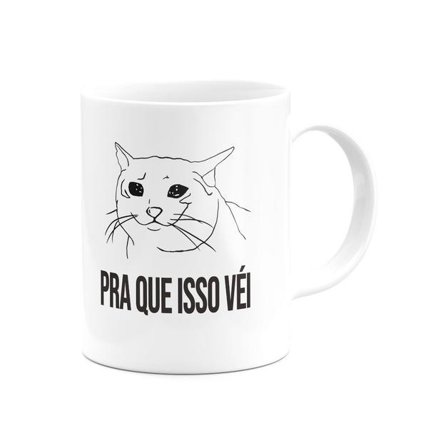 Imagem de Caneca Gato - Pra que isso véi