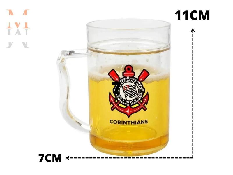 Imagem de Caneca Gel Cerveja 200Ml - Corinthians Oficial