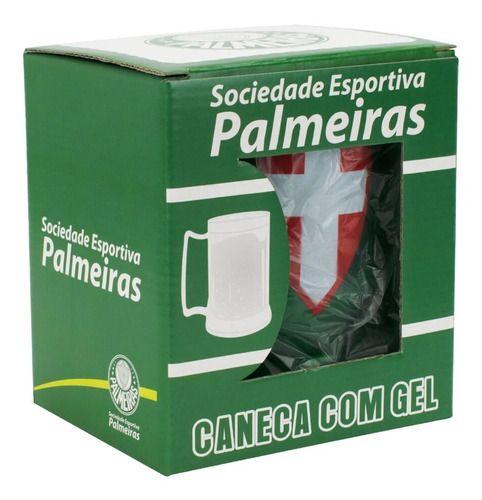 Imagem de Caneca Gel Isolante Térmico 400ml - Palmeiras Savóia