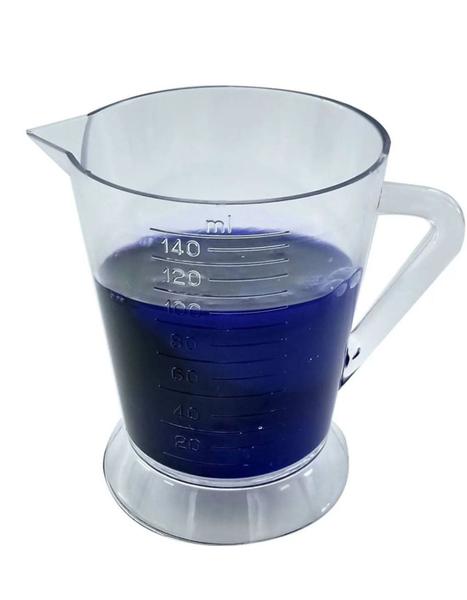 Imagem de  Caneca Graduada 150ml Copo Medidor Dosador para Tintura, Processos Químicos transparente