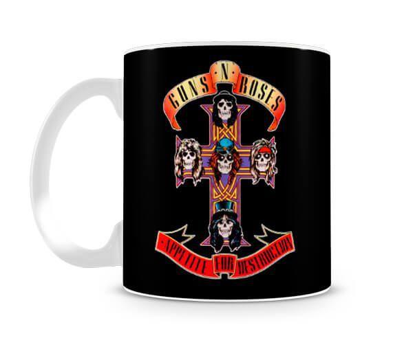 Imagem de Caneca Guns N Roses Appetite for Destruction Preta