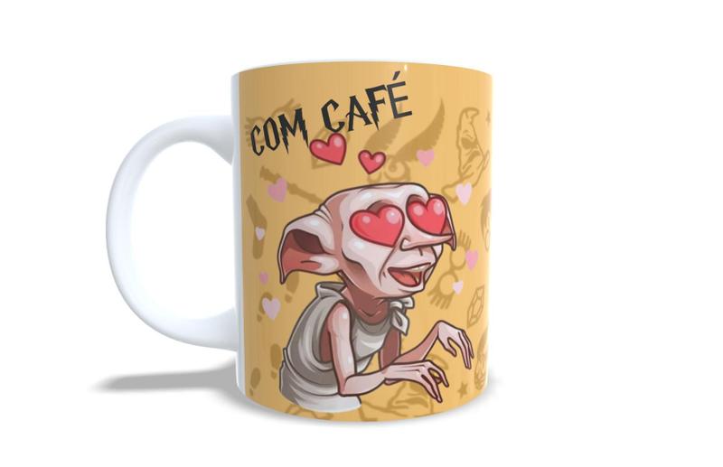 Caneca Harry Potter Dobby para café personalizada porcelana - LIVE Imagem de Caneca Harry Potter Dobby para café personalizada porcelana