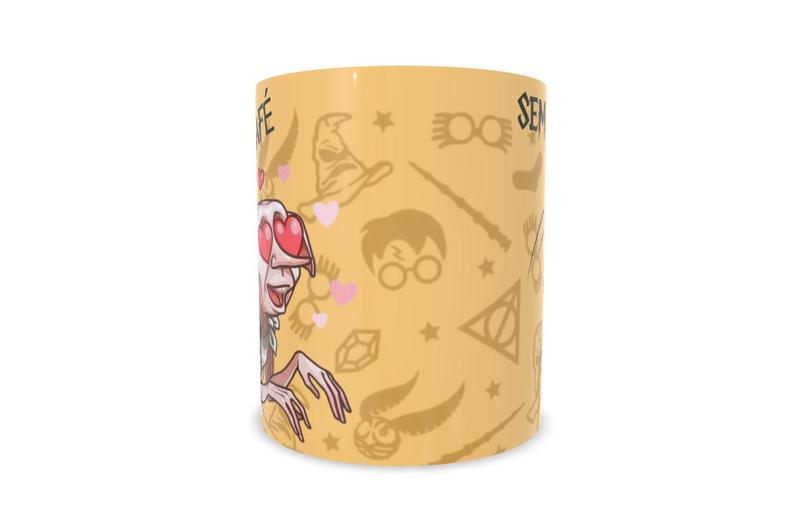 Caneca Harry Potter Dobby Para Café Porcelana - Live Imagem de Caneca Harry Potter Dobby Para Café Porcelana