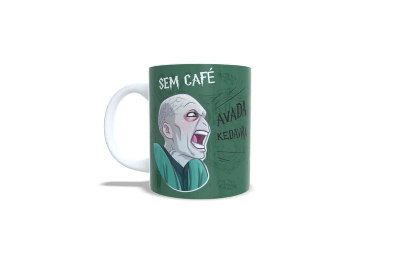 Imagem de Caneca Harry Potter Voldemort Café Porcelana