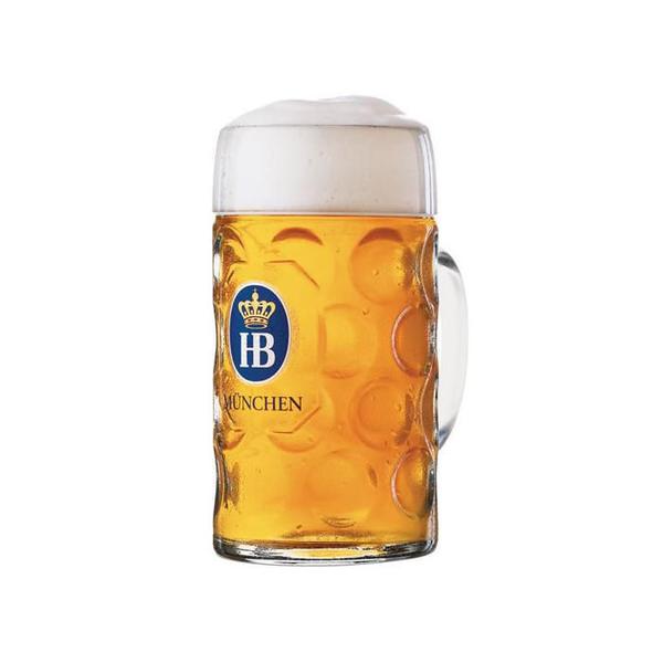 Imagem de Caneca Hb Hofbrau Vidro Personalizada 1000Ml