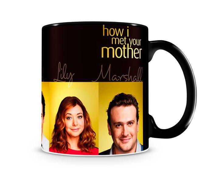 Imagem de Caneca How I met your mother Personagens III Black