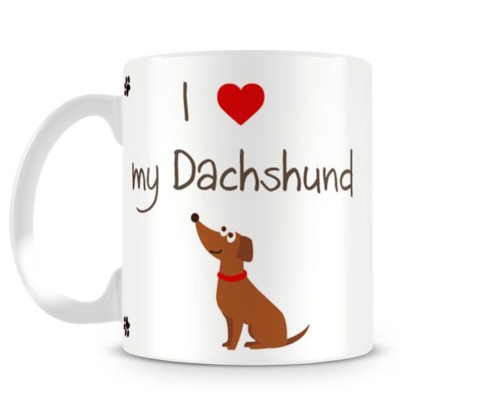 Imagem de Caneca I Love my Dachshund