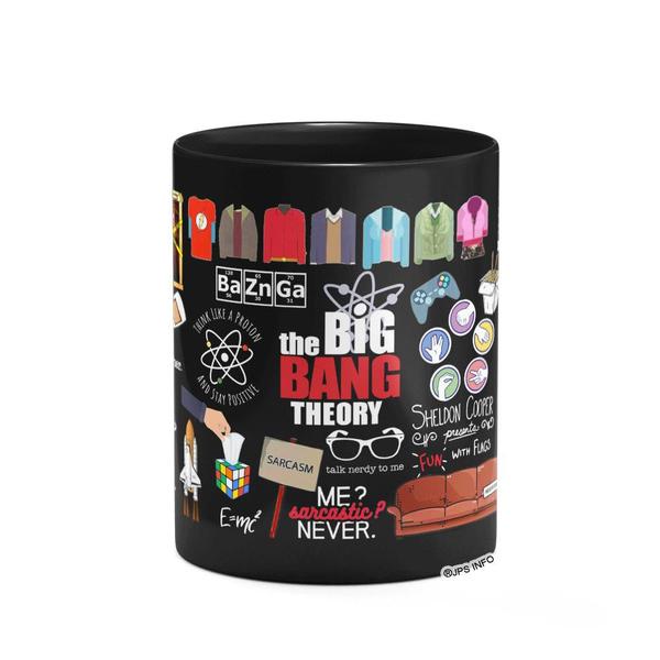 Imagem de Caneca Icons Moments The Big bang theory - Preta