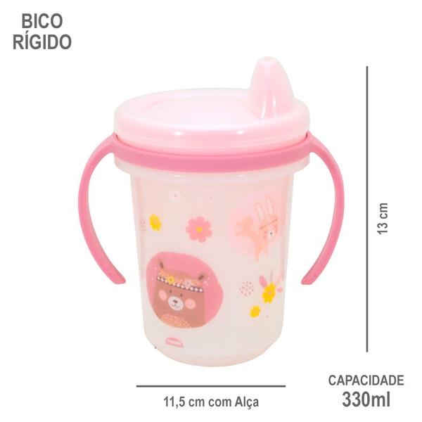 Imagem de Caneca Infantil  Bico Rígido 330 ML Original Plasútil