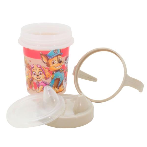 Imagem de Caneca Infantil Patrulha Canina Trio Bico Rígido 330ml Original Plasútil