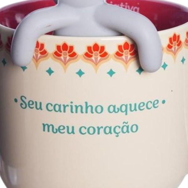 Imagem de Caneca Infusor Vó Seu Carinho 10025687 350Ml Zonacriativa