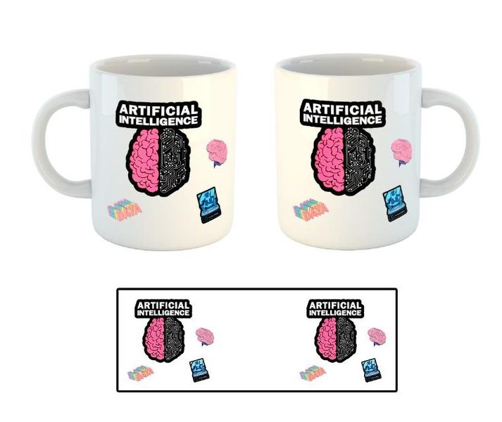 Caneca Inteligencia Artificial -IA C420 - Flashgamestore Imagem de Caneca Inteligencia Artificial -IA C420