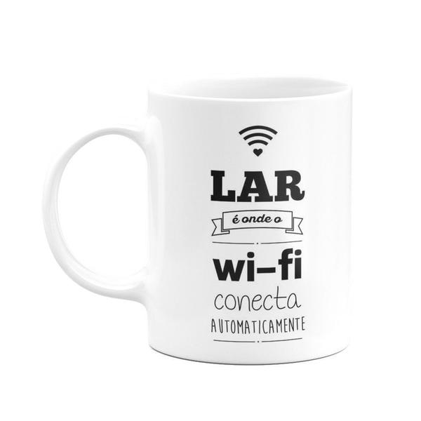 Imagem de Caneca - Lar onde Wifi conecta