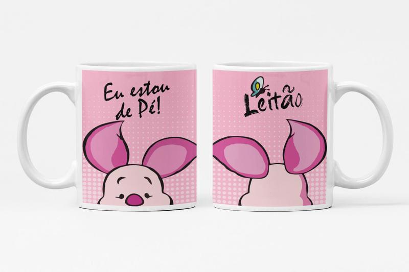 Imagem de Caneca Leitão Ursinho Pooh Modelo 2