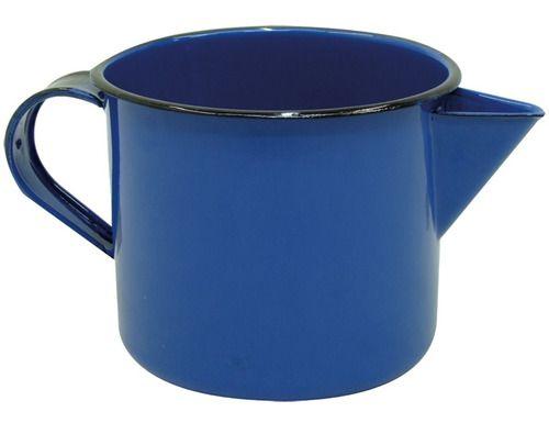 Imagem de Caneca Leiteira Esmaltada 1 Litro Com Bico Para Ferver