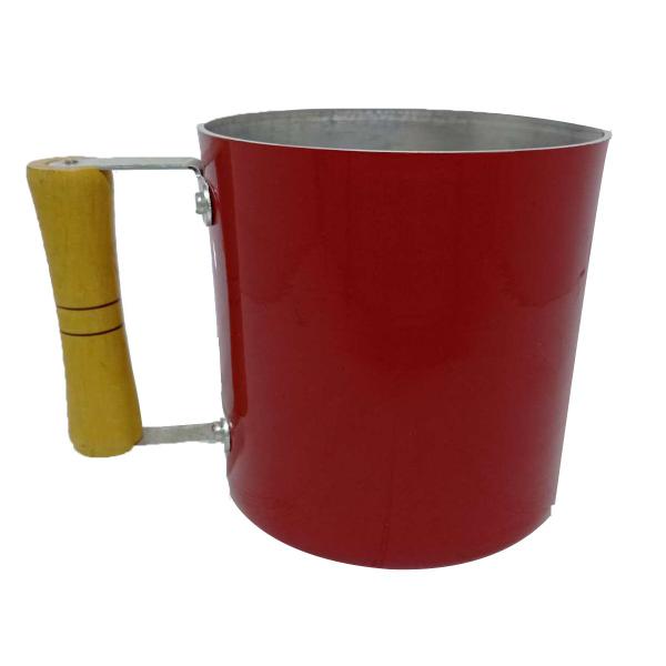 Imagem de Caneca Leiteira Vermelho Fervedor de Alumínio Luxo N14 1,5L