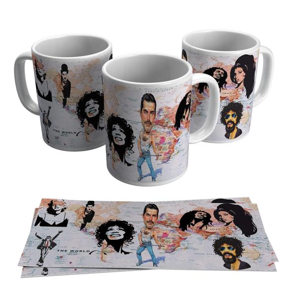 Imagem de Caneca Lendas Da Queen Whitney Raul Seixas 325ml