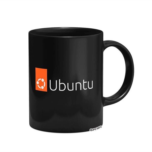 Imagem de Caneca Linux Preta - Ubuntu 2022