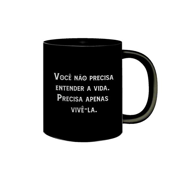 Imagem de Caneca Livro A Biblioteca da Meia Noite com Frase 325mL