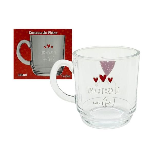 Caneca Love Uma xicara de Cafe 300ml - AllMix Imagem de Caneca Love Uma xicara de Cafe 300ml - AllMix