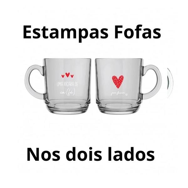 Caneca Love Uma xicara de Cafe 300ml - AllMix Imagem de Caneca Love Uma xicara de Cafe 300ml - AllMix