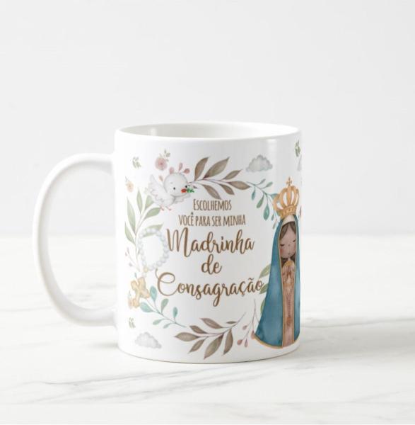 Imagem de Caneca Madrinha De Consagração Lembrancinha Personalizada