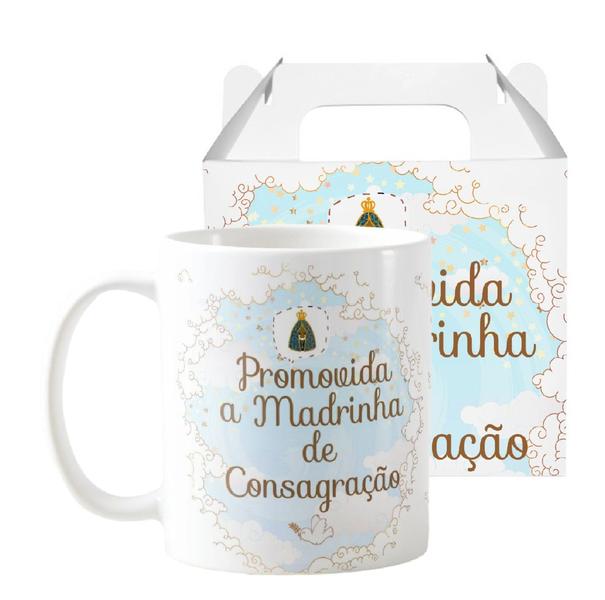 Imagem de Caneca Madrinha De Consagração Personalizada com Caixinha