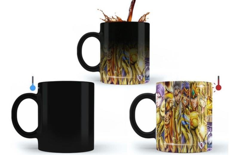 Imagem de Caneca Mágica Cavaleiros Do Zodíaco Ouro - Mega Oferta!!!