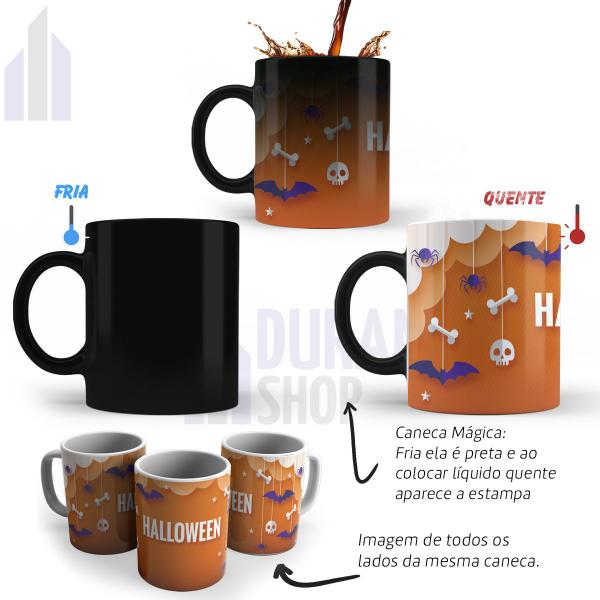 Imagem de Caneca Mágica Halloween Festa Dia das Bruxas Presente 325ml