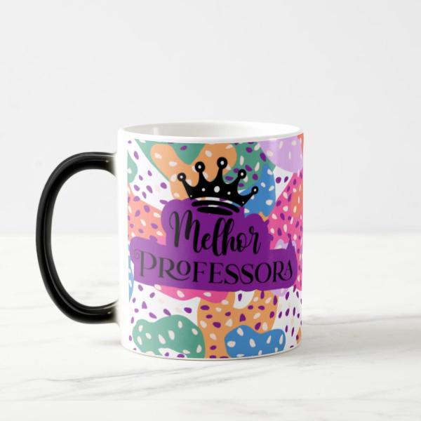 Imagem de Caneca Mágica Personalizada Criativa Melhor Professora Profª