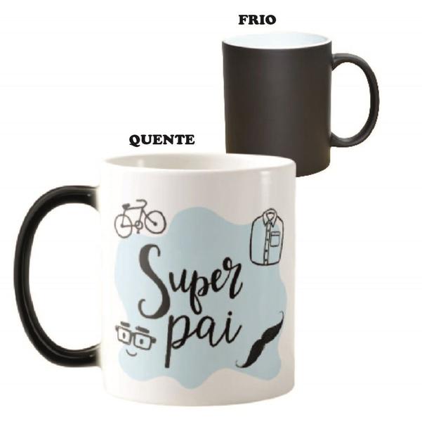 Imagem de Caneca Mágica Presente Divertido Super Pai Dia dos Pais