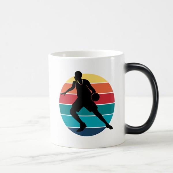 Imagem de Caneca Mágica Presente para Amigo Jogador de Basquetebol